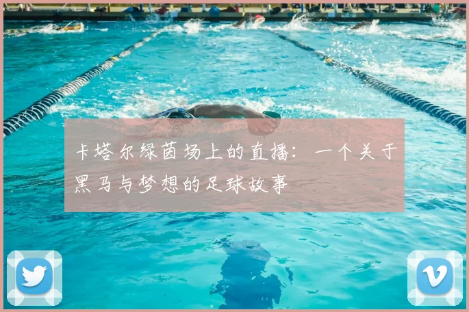 卡塔尔绿茵场上的直播:一个关于黑马与梦想的足球故事