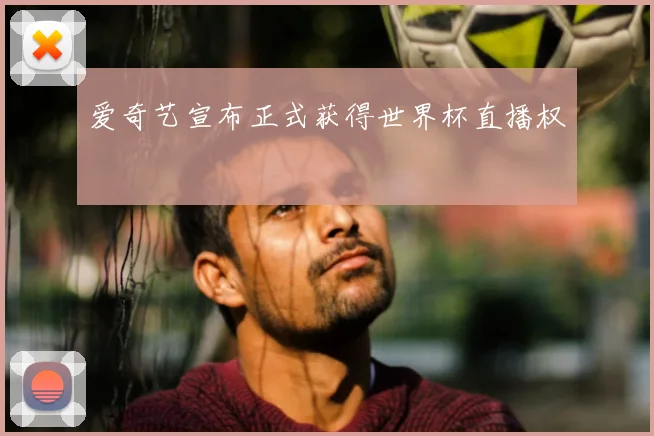 爱奇艺宣布正式获得世界杯直播权