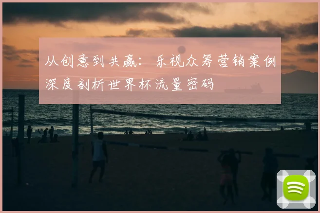 从创意到共赢：乐视众筹营销案例深度剖析世界杯流量密码